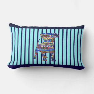 Pattern Puppy Fun  Lumbar Cushion