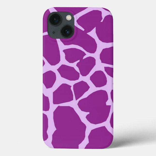 Pattern Purple Africa Giraffes Animal Giraffe Case-Mate iPhone Case (Back)