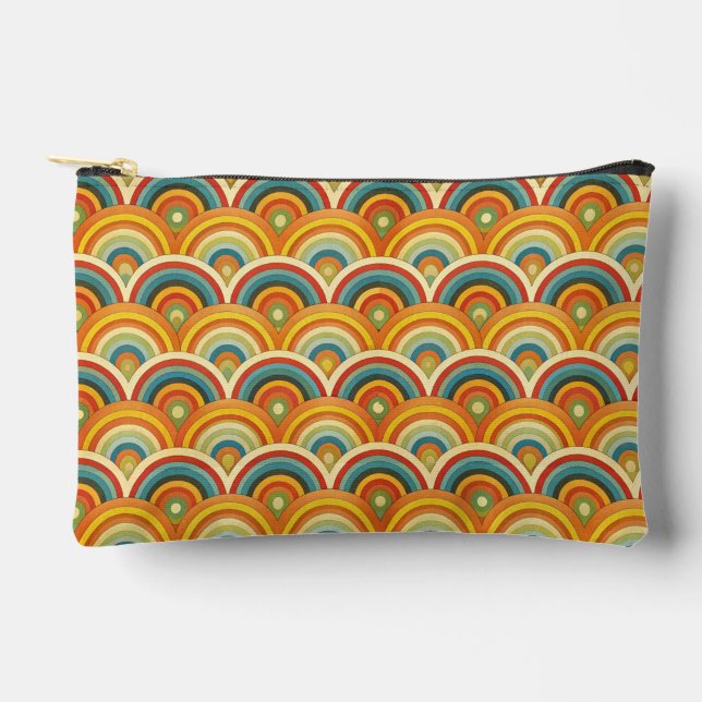 Pattern Rainbow  Accessory Pouch (Front)