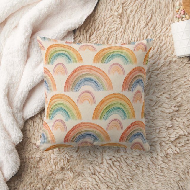 Pattern Rainbow Cushion (Blanket)