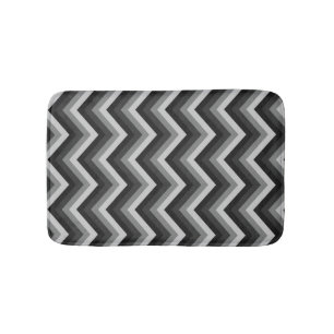 Pattern Retro Zig Zag Chevron Bath Mat