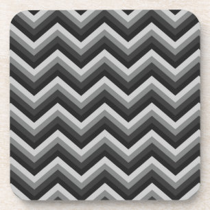 Pattern Retro Zig Zag Chevron Coaster