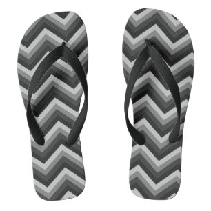 Pattern Retro Zig Zag Chevron Jandals