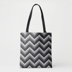 Pattern Retro Zig Zag Chevron Tote Bag