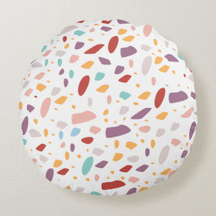 pattern round cushion