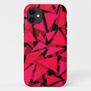 pattern scarlet bright red ,geometric ,abstract th Case-Mate iPhone case
