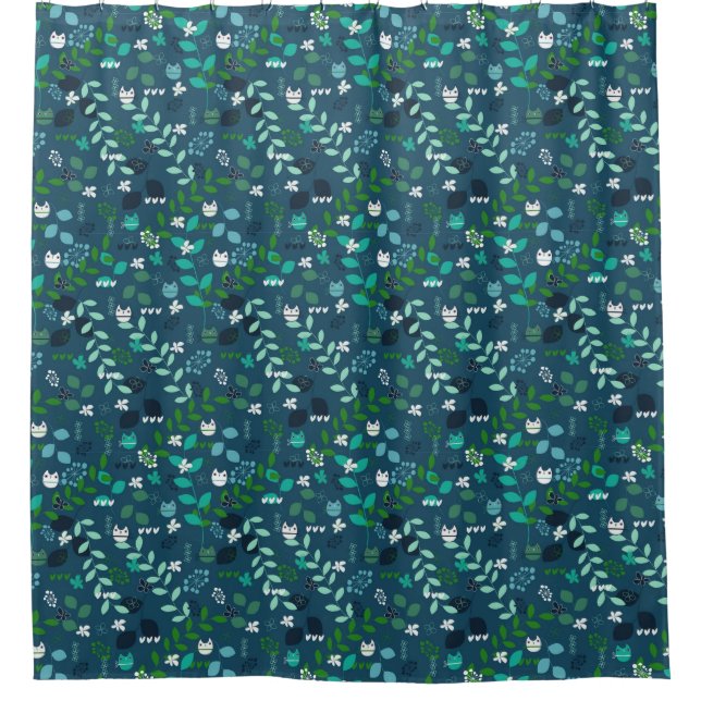 pattern shower curtain (Front)