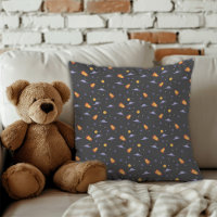 Pattern space lavender orange gray