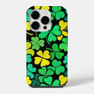 Pattern St. Patrick's Day Clovers iPhone 14 Pro Case