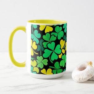Pattern St. Patrick's Day Clovers Mug
