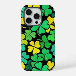 Pattern St. Patrick's Day Clowers  iPhone 15 Pro Case