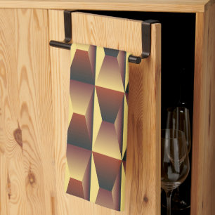 Pattern Stylish Fashion- Geometric Modern Elegant  Tea Towel