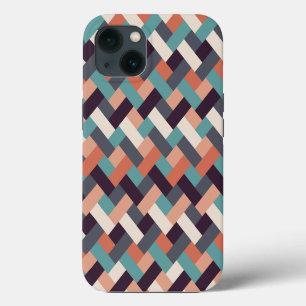 Pattern Stylish Fashion- Geometric Modern Vintage iPhone 13 Case