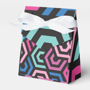 Pattern Stylish Modern- Fashion Geometric colourfu Favour Box