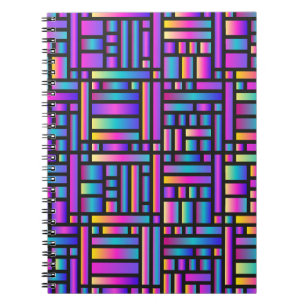 Pattern Stylish Modern- Fashion Geometric Tartan Notebook