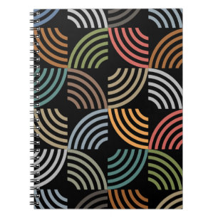 Pattern Stylish Modern- Fashion Geometric Vintage  Notebook