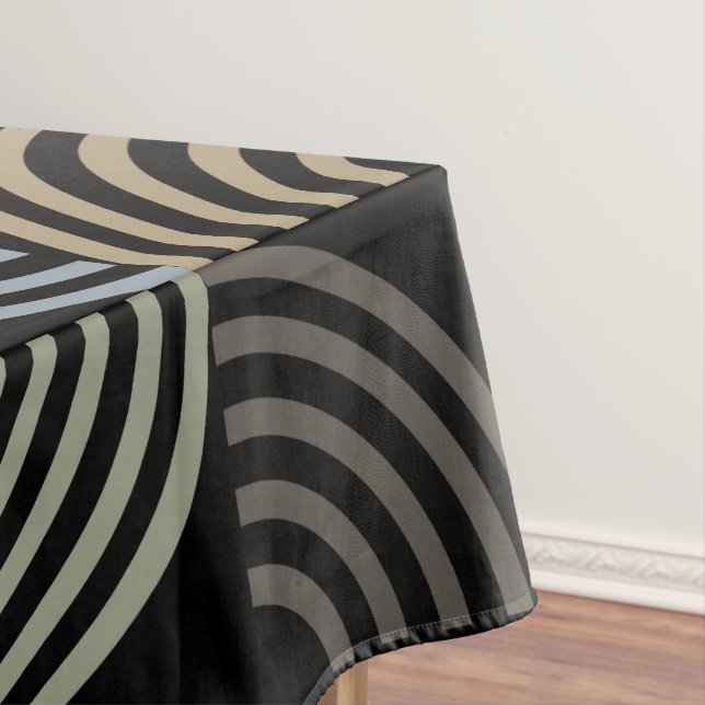 Pattern Stylish Modern- Fashion Geometric Vintage Tablecloth (In Situ)