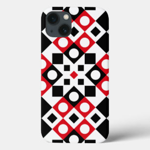 Pattern Stylish Modern Geometric Vintage iPhone 13 Case