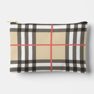 Pattern Stylish Scottish Geometric Fashion Accessory Pouch