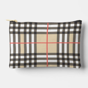 Pattern Stylish Scottish Geometric Fashion Accessory Pouch
