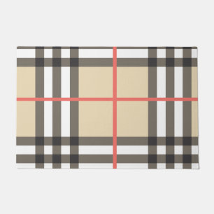 Pattern Stylish Scottish Geometric Fashion  Doormat