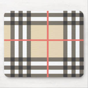 Pattern Stylish Scottish Geometric Fashion Mouse Pad