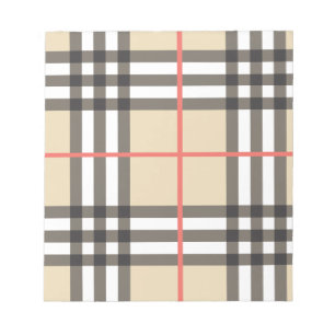 Pattern Stylish Scottish Geometric Fashion Notepad