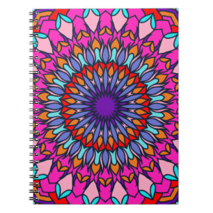 Pattern Summer Fashion Colourful Vintage Trendy Notebook