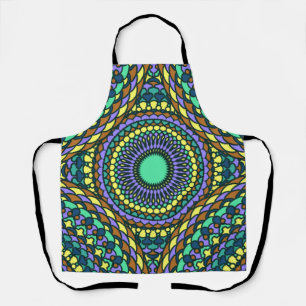 Pattern Summer Stylish Colourful Vintage Trendy Apron