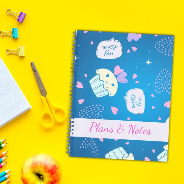 Pattern Sweet Cupcake Notebook (Creator Uploaded)