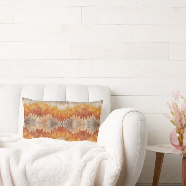 Pattern Tie Dye  Lumbar Cushion (Couch)