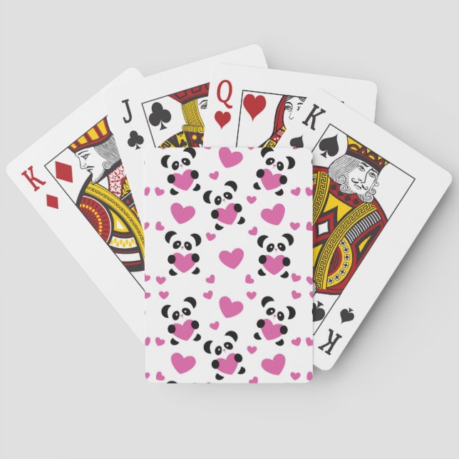 Pattern to the Day of Love Playing Cards (Back)