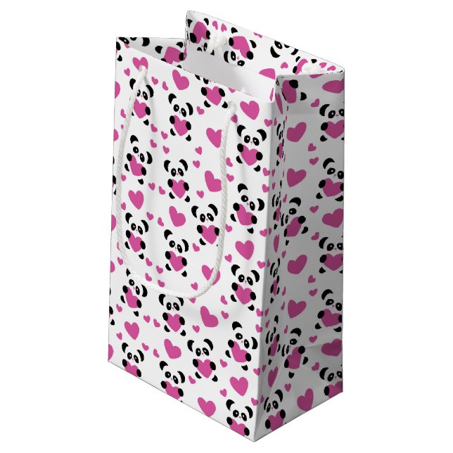 Pattern to the Day of Love Small Gift Bag (Back Angled)