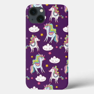 Pattern Unicorn Funny Magic Horse iPhone 13 Case