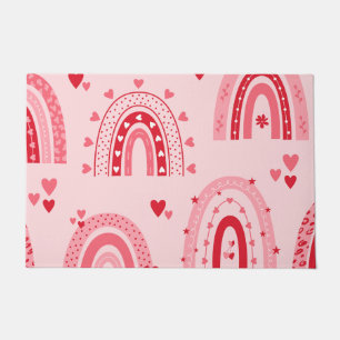 Pattern Valentine 2023 Background With Heart Love Doormat