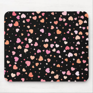 Pattern Valentine`s 2023 Background With Heart     Mouse Pad