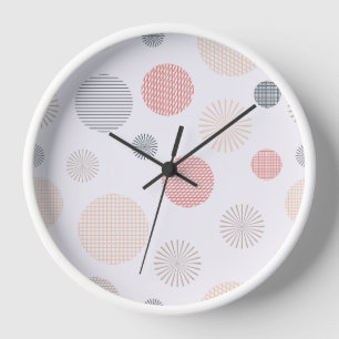 Pattern Wallpaper Clock