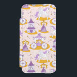 pattern with a princess incipio watson™ iPhone 5 wallet case<br><div class="desc">Seamless pattern with a princess ,  magic wand,  little pony,  carriage and princess castle  © and ® Bigstock® - All Rights Reserved.</div>