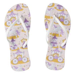 pattern with a princess jandals
