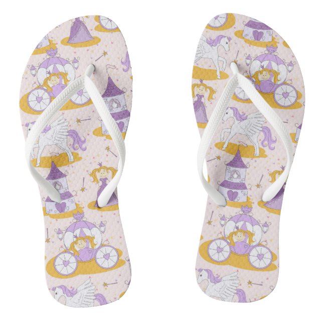 pattern with a princess jandals (Footbed)