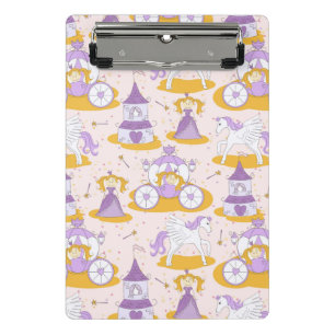 pattern with a princess mini clipboard