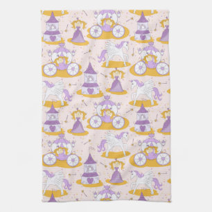 pattern with a princess tea towel