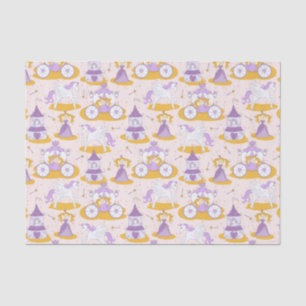 pattern with a princess tissue paper