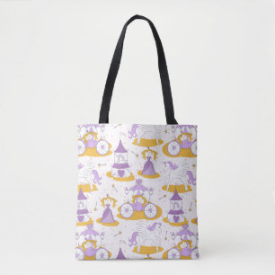 pattern with a princess tote bag