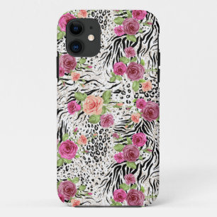 Pattern With Animal Prints iPhone 11 Case