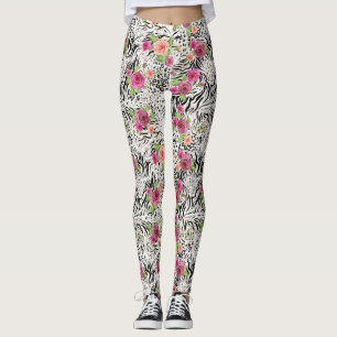 Pattern With Animal Prints Leggings