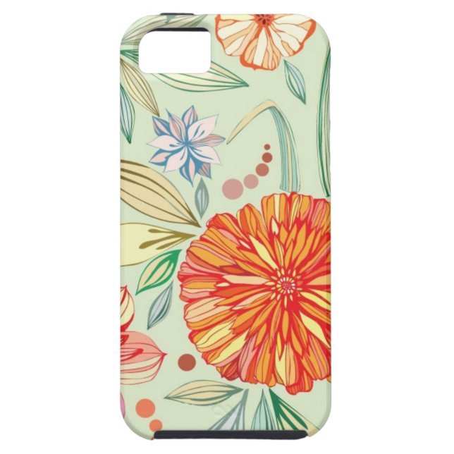 Pattern with asters Case-Mate iPhone case (Back)