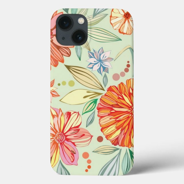 Pattern with asters Case-Mate iPhone case (Back)