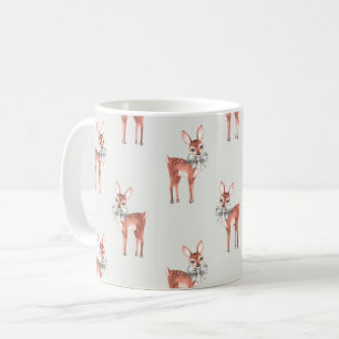 Pattern with Baby Deer 1 Coffee Mug