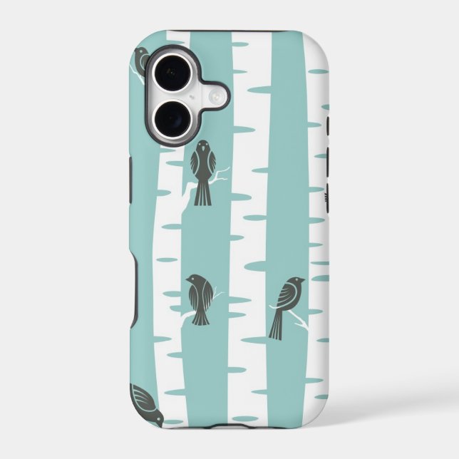 Pattern with birds and trees (Back)